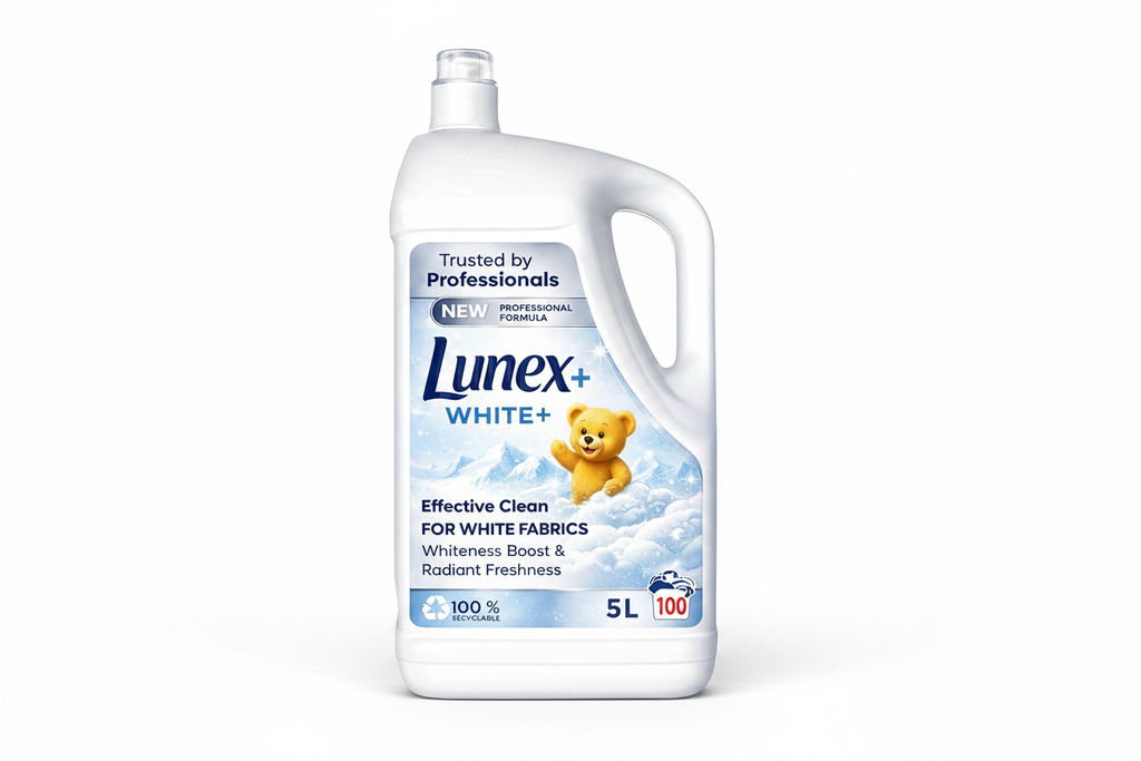 Lunex WHITE+ 5L prací gel